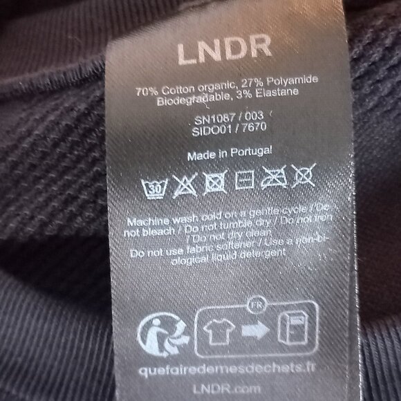 LNDR black long sleeve top - Picture 10 of 11